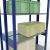 Grundregal, Doppelregal, Fachbodenregal Stecksystem MULTIplus150, 2500 x 1000 x (2x300) mm (HxBxT), 2x6 Fachböden, Längenriegel, RAL 5010 enzianblau/verzinkt