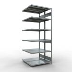 Anbauregal, Doppelregal, Fachbodenregal Stecksystem...