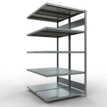 Anbauregal, Doppelregal, Fachbodenregal Stecksystem...