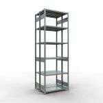 Grundregal, Doppelregal, Fachbodenregal Stecksystem...