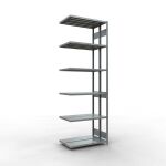 Anbauregal, Doppelregal, Fachbodenregal Stecksystem...