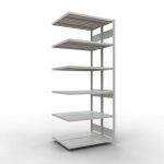 Anbauregal, Doppelregal, Fachbodenregal Stecksystem...