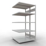 Anbauregal, Doppelregal, Fachbodenregal Stecksystem...