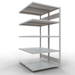 Anbauregal, Doppelregal, Fachbodenregal Stecksystem...