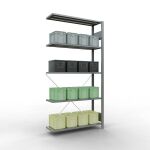 Anbauregal, Eckregal (Feld C) 2000 x 1000 x 300, 5...