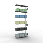 Anbauregal, Eckregal (Feld C) 2500 x 1000 x 300, 6...