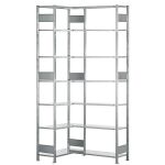 Eckregal (Felder A + B) 3000 x 1000 x 400, 2x7...