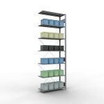 Anbauregal, Eckregal (Feld C) 3000 x 1000 x 400, 7...