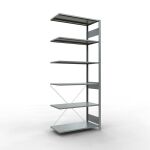 Anbauregal, Eckregal (Feld C) 2500 x 1000 x 500, 6...