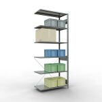 Anbauregal, Eckregal (Feld C) 2500 x 1000 x 500, 6...