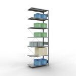 Anbauregal, Eckregal (Feld C) 3000 x 1000 x 500, 7...