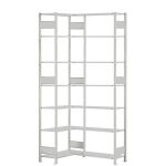 Eckregal (Felder A + B) 3000 x 1000 x 400, 2x7...