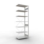 Anbauregal, Eckregal (Feld C) 3000 x 1000 x 600, 7...