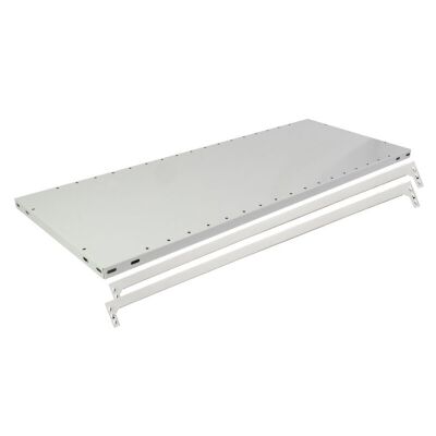 Zusatz-Fachboden A, 1000 x 300, RAL 7035 lichtgrau, inkl. Längenriegel