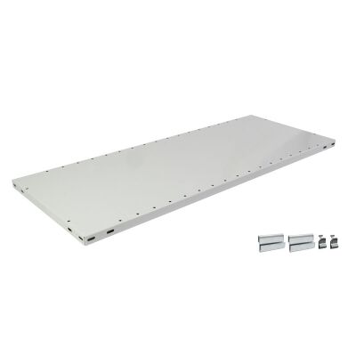 Zusatz-Fachboden B, 1000 x 300, RAL 7035 lichtgrau, inkl. 2 Aufhängekonsolen + 2 Fachbodenträger