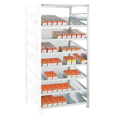 Kanban.AR.2000x1300x800, Typ 150 - Trenn-und Seitenführung, 8 Böden