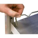 Trennführung 500 mm, glanzverzinkt