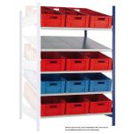 Anbauregal, Schrägbodenregal XL MULTIplus150, 2000 x...