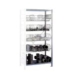 Anbauregal, Drahtgitterkorbregal MULTIplus150, 2000 x...