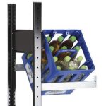 Anbauregal, Getränkekistenregal 1800 x 400 x 300 mm...