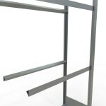 Anbauregal, Räder-/Reifenregal, 2000 x 900 x 400 mm (HxBxT), verzinkt, 3 Lagerebenen á 150 kg Fachlast pro Ebene