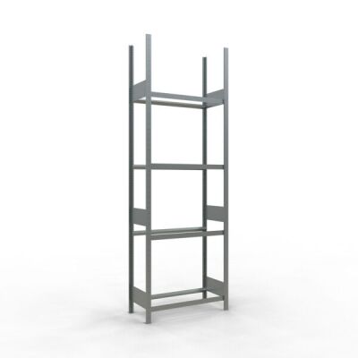 Grundregal, Räder-/Reifenregal, 2750 x 900 x 400 mm (HxBxT), verzinkt, 4 Lagerebenen á 150 kg Fachlast pro Ebene