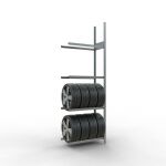 Anbauregal, Räder-/Reifenregal, 2750 x 900 x 400 mm...