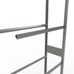 Anbauregal, Räder-/Reifenregal, 2750 x 1000 x 400 mm (HxBxT), verzinkt, 4 Lagerebenen á 150 kg Fachlast pro Ebene