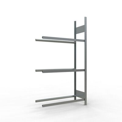 Anbauregal, Räder-/Reifenregal, 2000 x 1050 x 400 mm (HxBxT), verzinkt, 3 Lagerebenen á 150 kg Fachlast pro Ebene