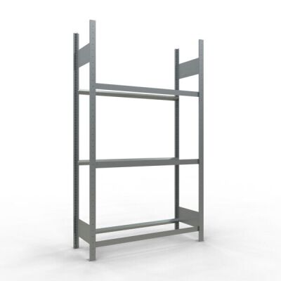 Grundregal, Räder-/Reifenregal, 2000 x 1150 x 400 mm (HxBxT), verzinkt, 3 Lagerebenen á 150 kg Fachlast pro Ebene