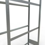 Grundregal, Räder-/Reifenregal, 2000 x 1150 x 400 mm (HxBxT), verzinkt, 3 Lagerebenen á 150 kg Fachlast pro Ebene