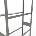 Grundregal, Räder-/Reifenregal, 2750 x 1150 x 400 mm (HxBxT), verzinkt, 4 Lagerebenen á 150 kg Fachlast pro Ebene