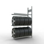 AR, Räder-/Reifenregal, 2000 x 1200 x 400 mm,...