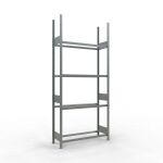 Grundregal, Räder-/Reifenregal, 2750 x 1200 x 400 mm...