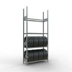 Grundregal, Räder-/Reifenregal, 2750 x 1200 x 400 mm...