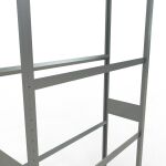 Grundregal, Räder-/Reifenregal, 2750 x 1200 x 400 mm (HxBxT), verzinkt, 4 Lagerebenen á 150 kg Fachlast pro Ebene