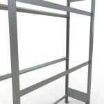 Grundregal, Räder-/Reifenregal, 2000 x 1300 x 400 mm (HxBxT), verzinkt, 3 Lagerebenen á 150 kg Fachlast pro Ebene