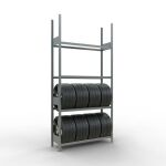 Grundregal, Räder-/Reifenregal, 2750 x 1300 x 400 mm...