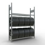 Grundregal, Räder-/Reifenregal, 2000 x 1500 x 400 mm...