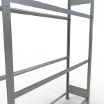 Grundregal, Räder-/Reifenregal, 2000 x 1500 x 400 mm (HxBxT), verzinkt, 3 Lagerebenen á 150 kg Fachlast pro Ebene