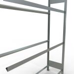 Anbauregal, Räder-/Reifenregal, 2000 x 1500 x 400 mm (HxBxT), verzinkt, 3 Lagerebenen á 150 kg Fachlast pro Ebene