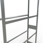 Grundregal, Räder-/Reifenregal, 2750 x 1500 x 400 mm (HxBxT), verzinkt, 4 Lagerebenen á 150 kg Fachlast pro Ebene