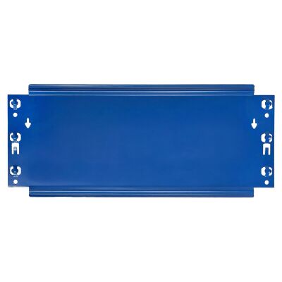 MULTIplus Tiefenriegel, steckbar, Tiefe 300 mm, RAL 5010 enzianblau