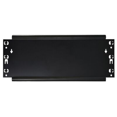 MULTIplus Tiefenriegel, steckbar, Tiefe 400 mm, schwarz