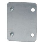 Anschlussblech für Doppelregale, einseitig, verzinkt