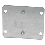 Anschlussblech für Doppelregale, beidseitig, verzinkt