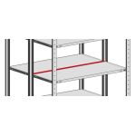 Füll-Leiste 1000 mm für Doppelregale, RAL 7035...