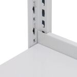 Anschlagleiste, 55 x 750 mm (H x B), RAL 7035 lichtgrau