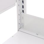 Schüttgutleiste, 90 x 1000 mm (H x B), RAL 7035 lichtgrau für MULTIplus85- und MULTIplus150-Fachböden