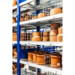 Draht-Steckgitter, 600 x 140 mm (T x H), glanzverzinkt...